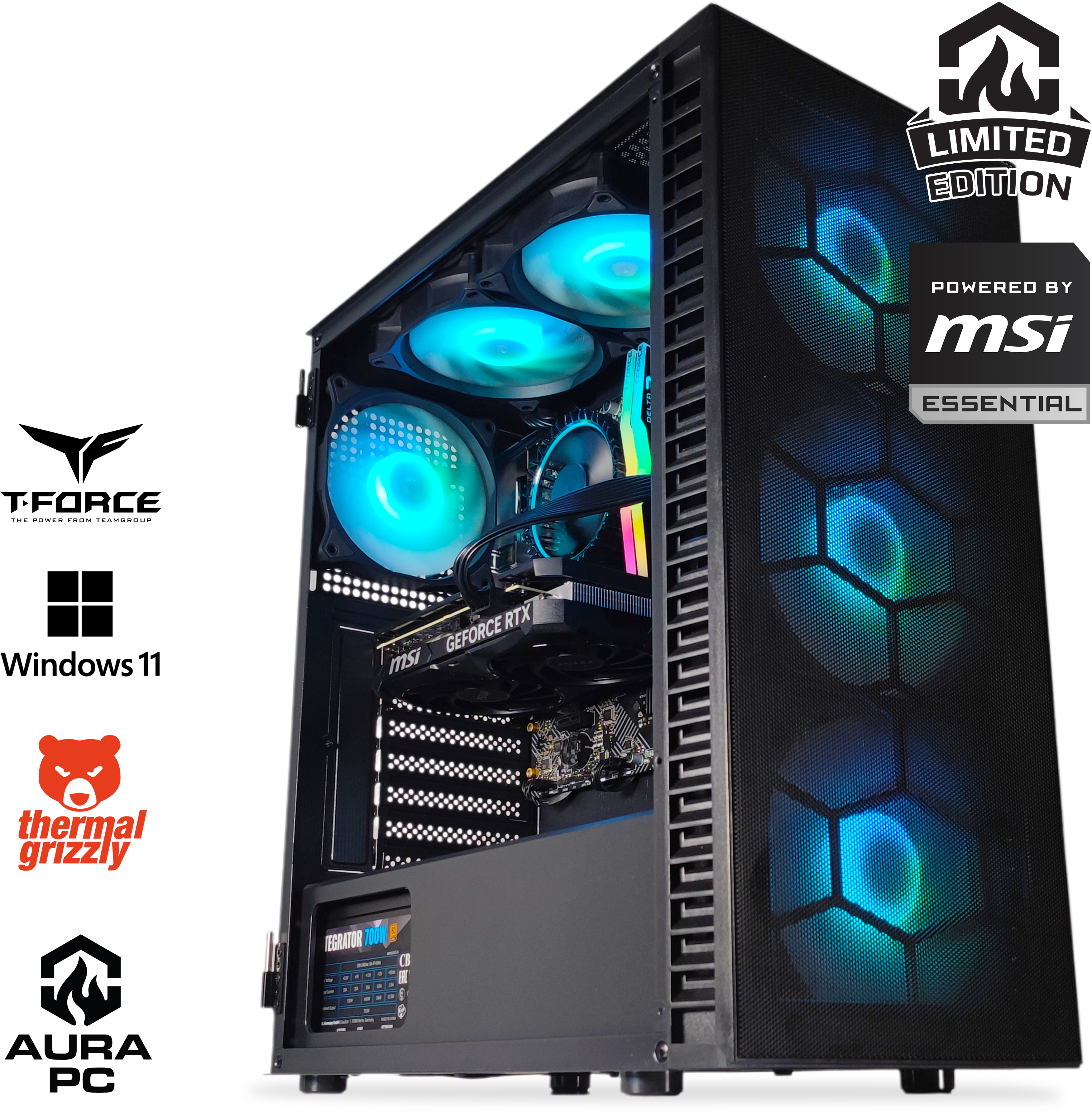 - Computador AURA Limited-PC Intel i5 13400F 32GB DDR4 1TB RTX 4060 Ti W11 Picture of - Computador AURA Limited-PC Intel i5 13400F 32GB DDR4 1TB RTX 4060 Ti W11