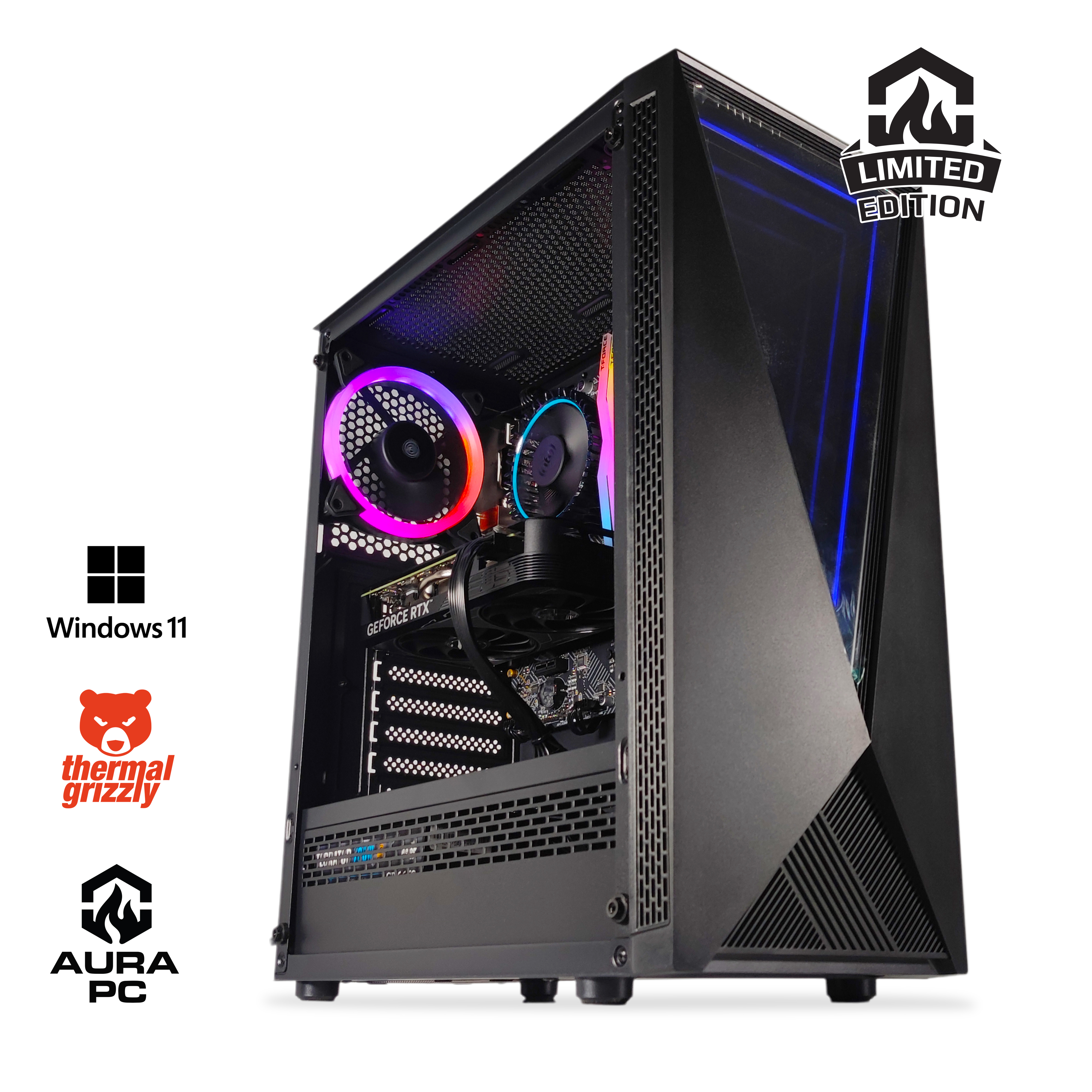 Picture of Picture of Computador AURA Limited-PC Intel i5 13400F 32GB DDR4 1TB RTX 4060 Ti W11 V2