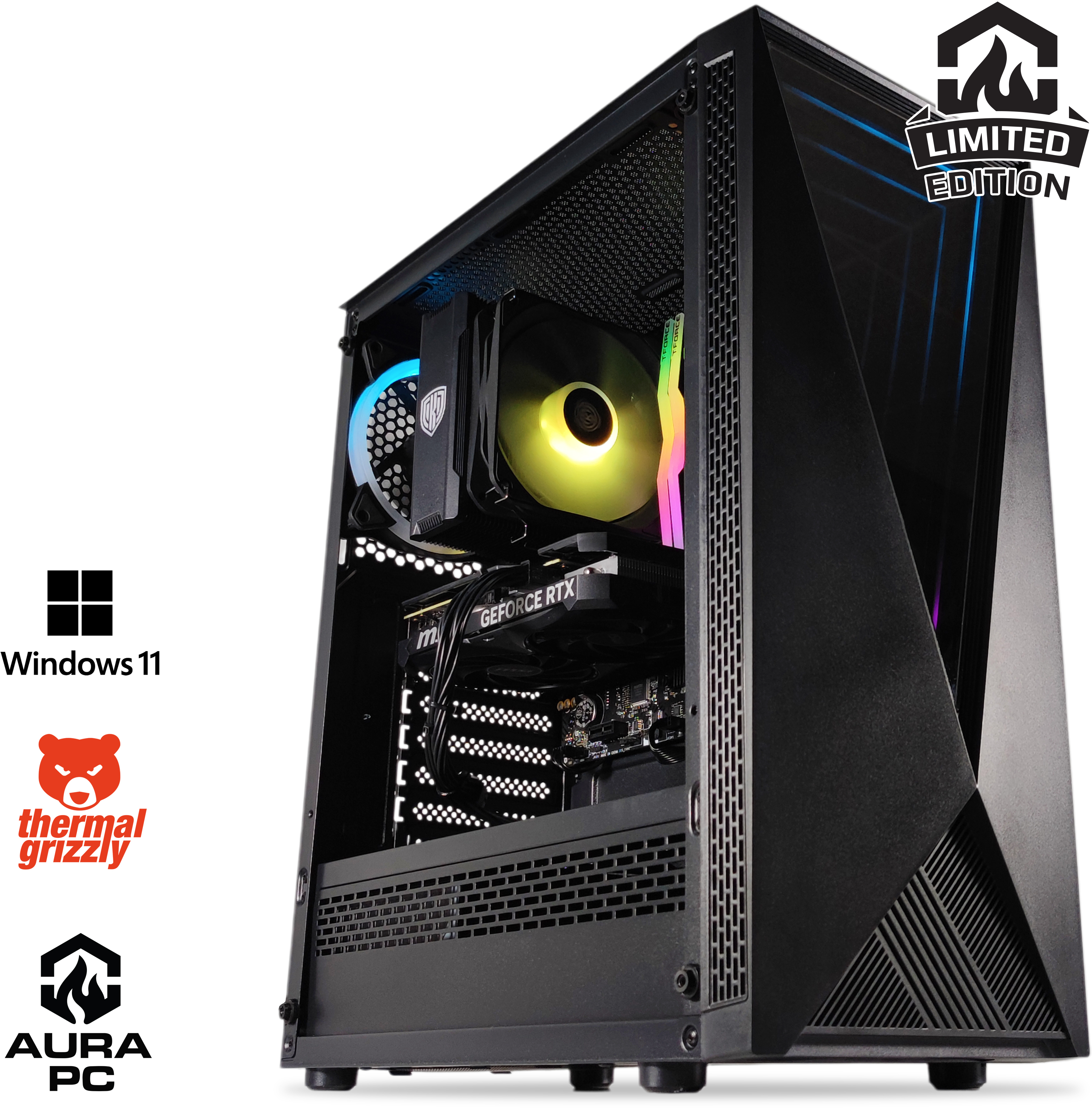 - Computador AURA Limited-PC Intel i5 13400F 32GB DDR4 1TB RTX 4060 Ti W11 V3 Picture of - Computador AURA Limited-PC Intel i5 13400F 32GB DDR4 1TB RTX 4060 Ti W11 V3