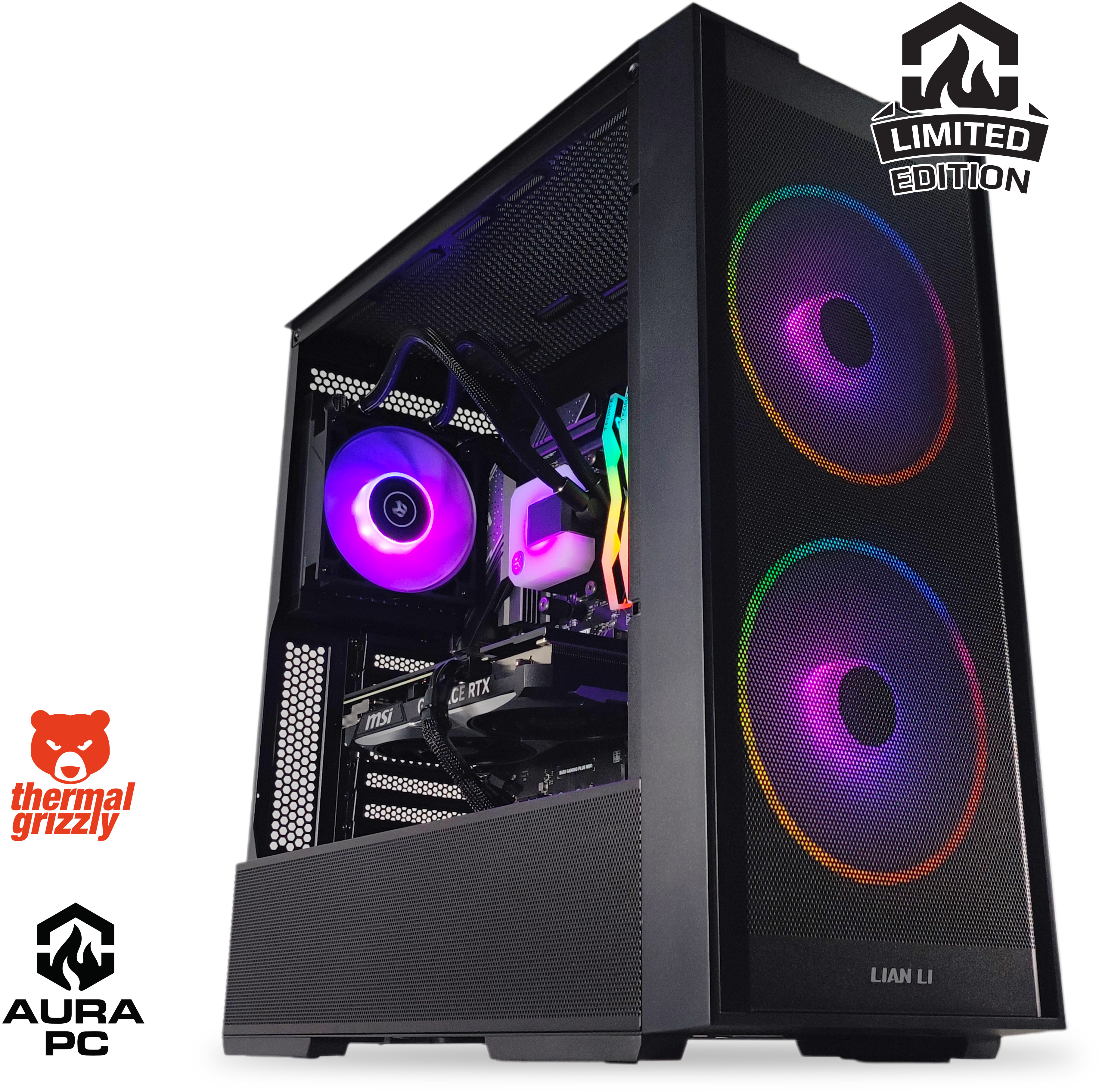 Computador AURA Limited-PC Ryzen 5 7600X 32GB DDR5 1TB RTX 4070 WiFi W11