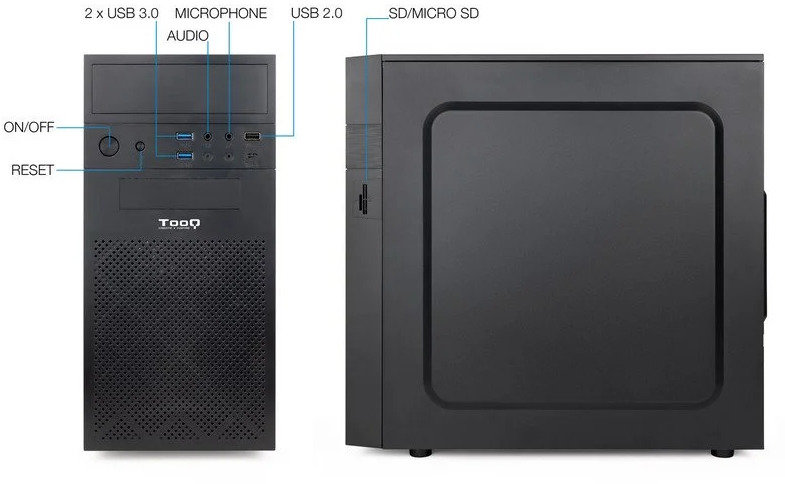 AURA PC - Computador AURA Office-PC i5 12400 16GB DDR4 1TB UHD WiFi W11 Pro