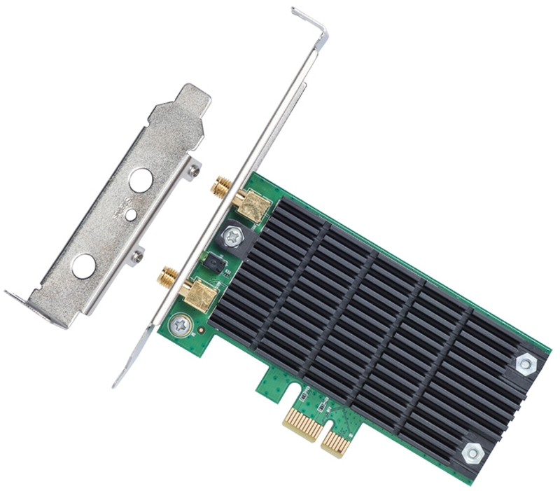 TP-Link - Placa de Rede TP-Link PCI Express Archer T4E Wi-Fi AC1200 Wireless Dual Band
