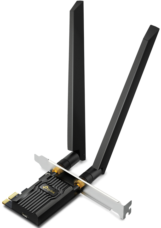 Placa de Rede TP-Link PCI Express Archer TXE72E AXE5400 Wi-Fi 6E + Bluetooth