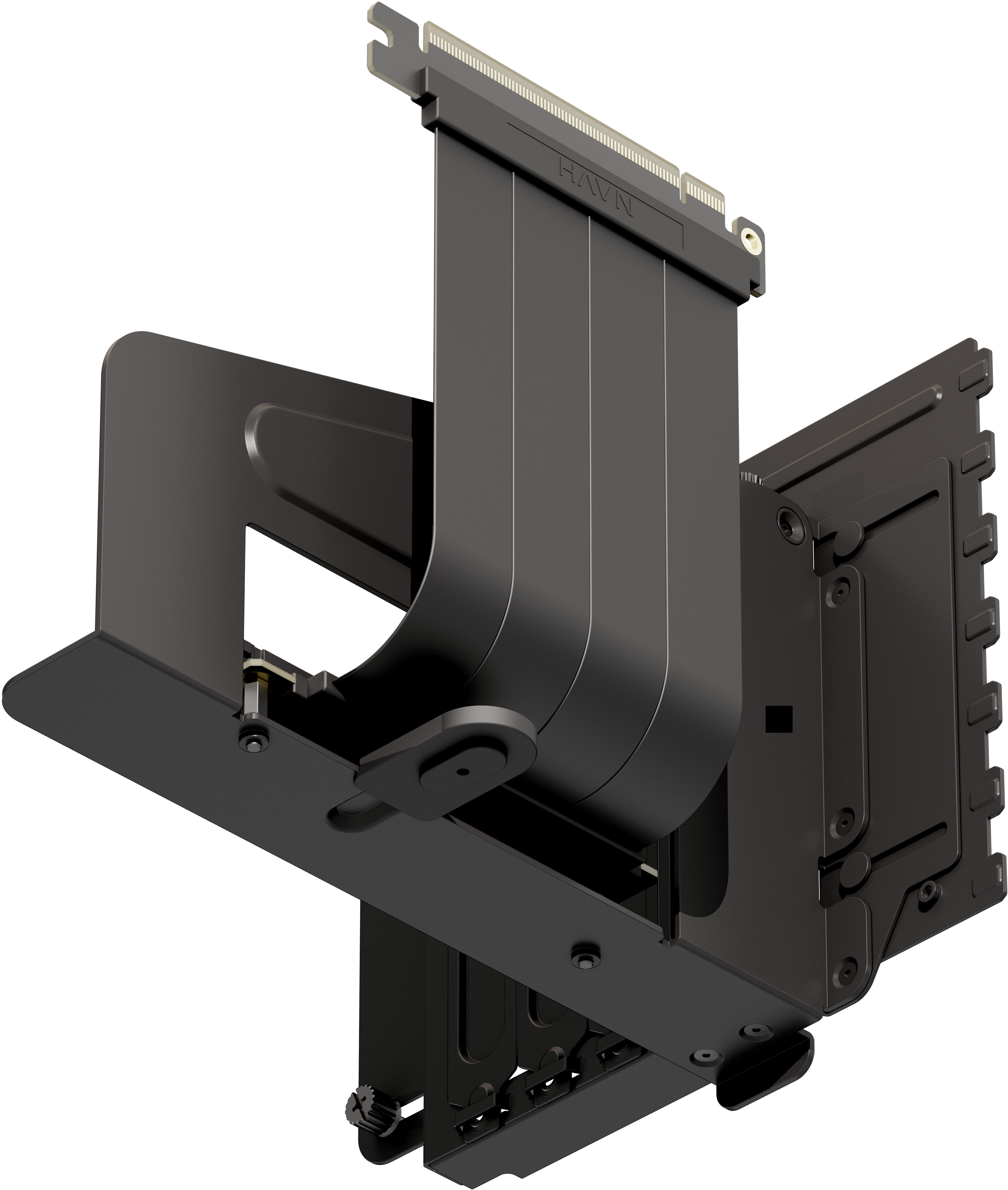 HAVN - Suporte Vertical GPU com Riser - HAVN HS 420 Preto