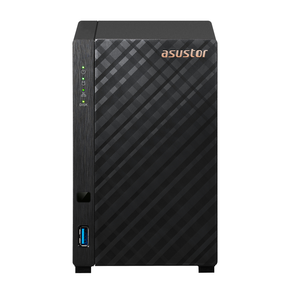 NAS Asustor Drivestor 2 Lite AS1102TL - 2 Baías - 1.7GHz 4-core - 1GB RAM