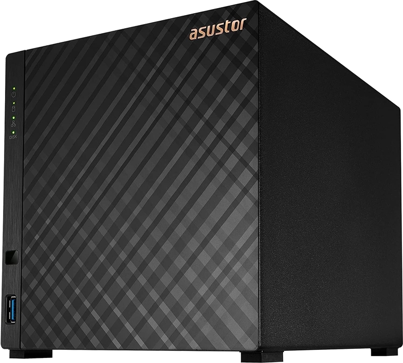NAS Asustor Drivestor 4 AS1104T - 4 Baías - 1.4GHz 4-core - 1GB RAM