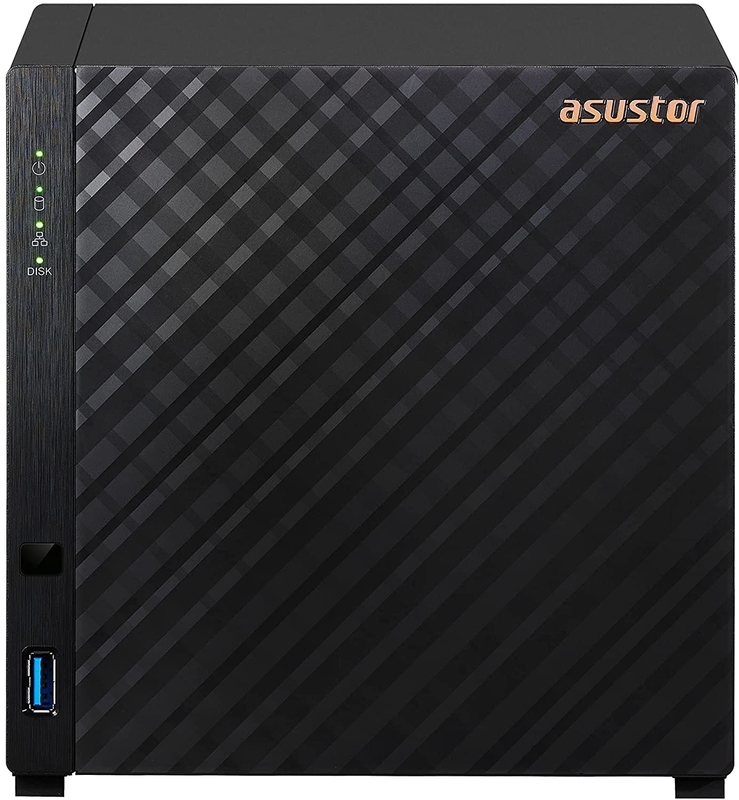 Asustor - NAS Asustor Drivestor 4 AS1104T - 4 Baías - 1.4GHz 4-core - 1GB RAM