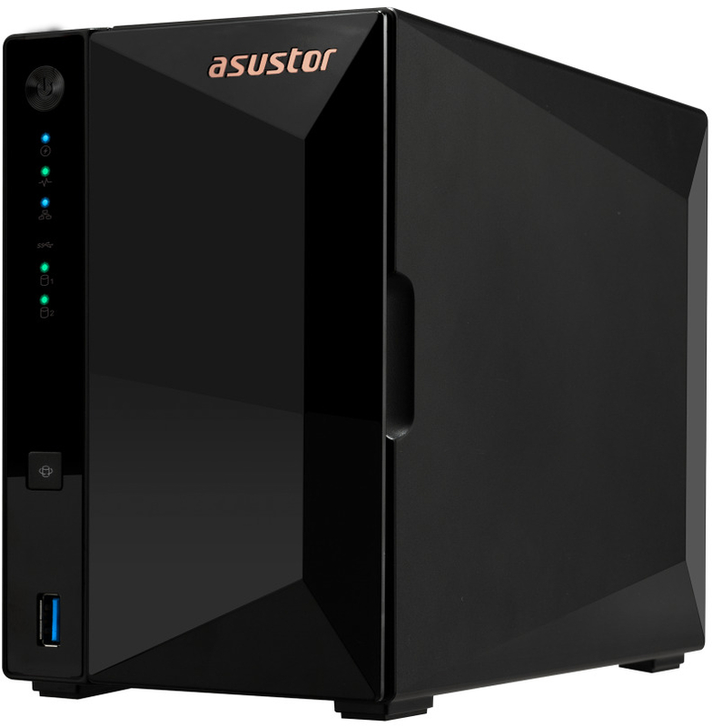 NAS Asustor AS3302T - 2 Baías - 1.4GHz 4-core - 2GB RAM