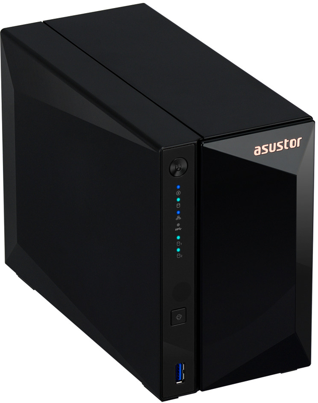 Asustor - NAS Asustor Drivestor 2 Pro AS3302T - 2 Baías - 1.4GHz 4-core - 2GB RAM