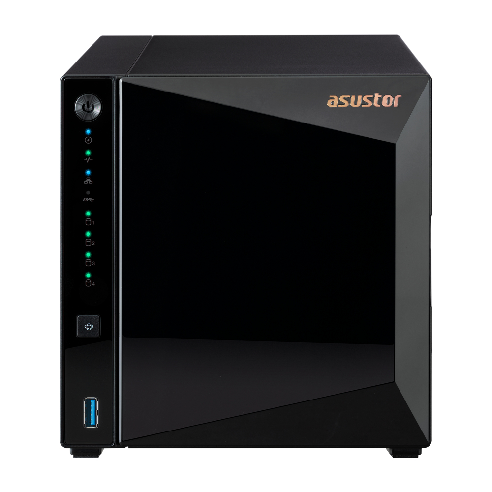NAS Asustor Drivestor 4 Pro Gen2 AS3304T v2 - 4 Baías - 1.7GHz 4-core - 2GB RAM