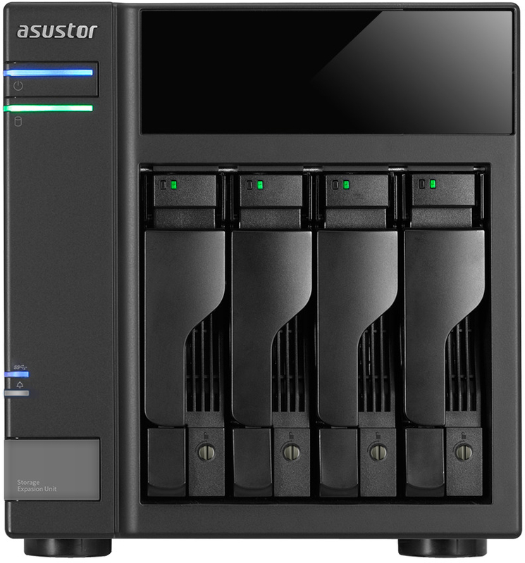 Asustor - Unidade de Expansão NAS Asustor AS6004U - 4 Baías - USB Type B