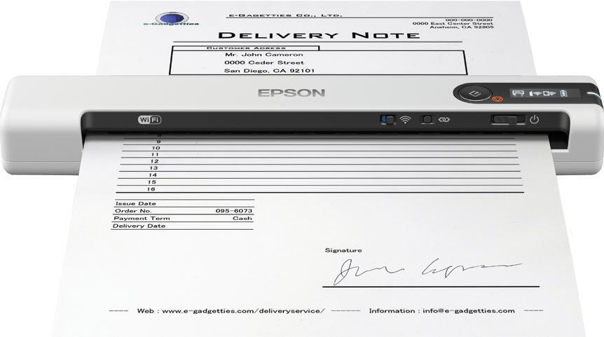 Picture of Picture of Scanner Portátil Epson WorkForce DS-80W