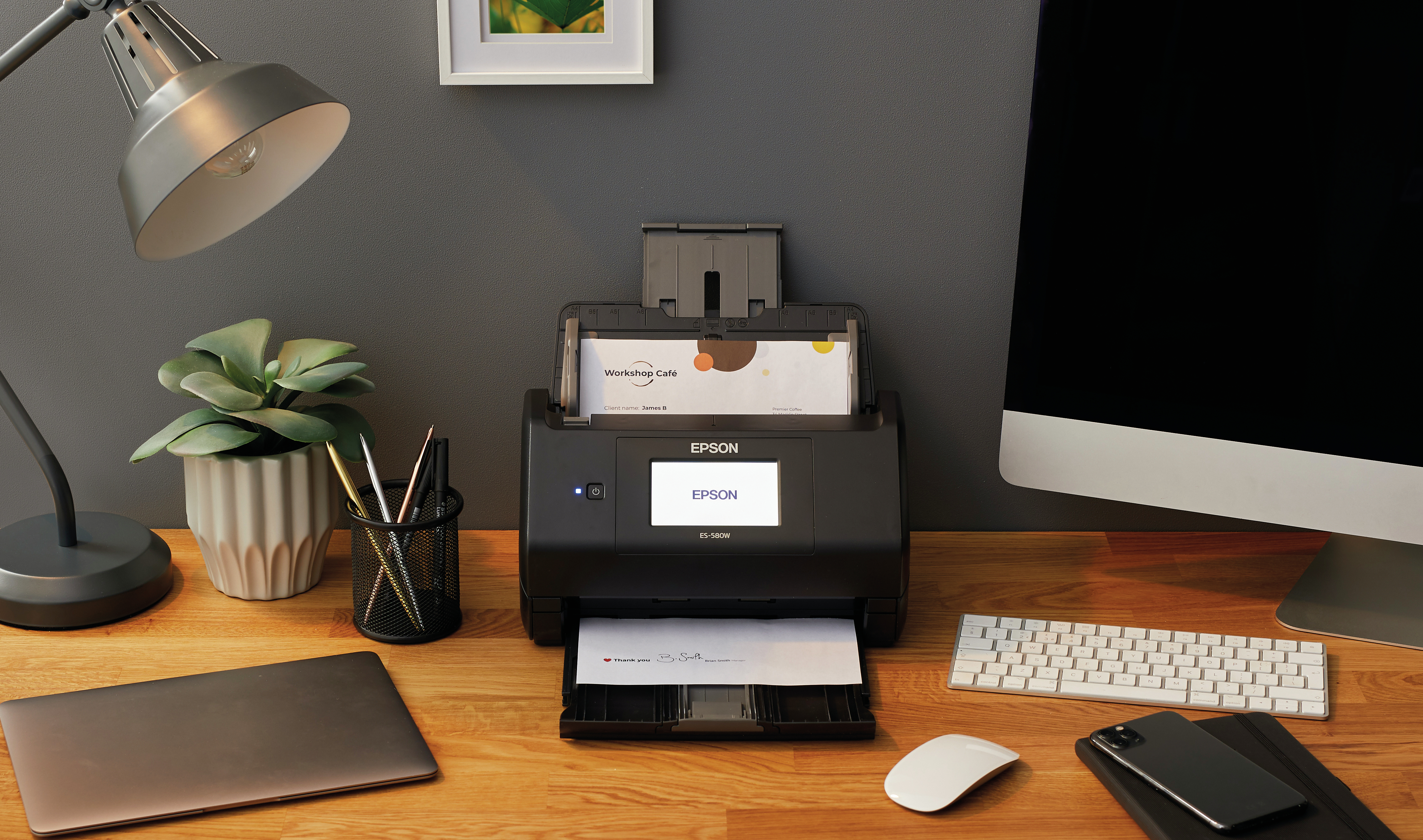 Epson - Scanner de Documentos Epson WorkForce ES-580W