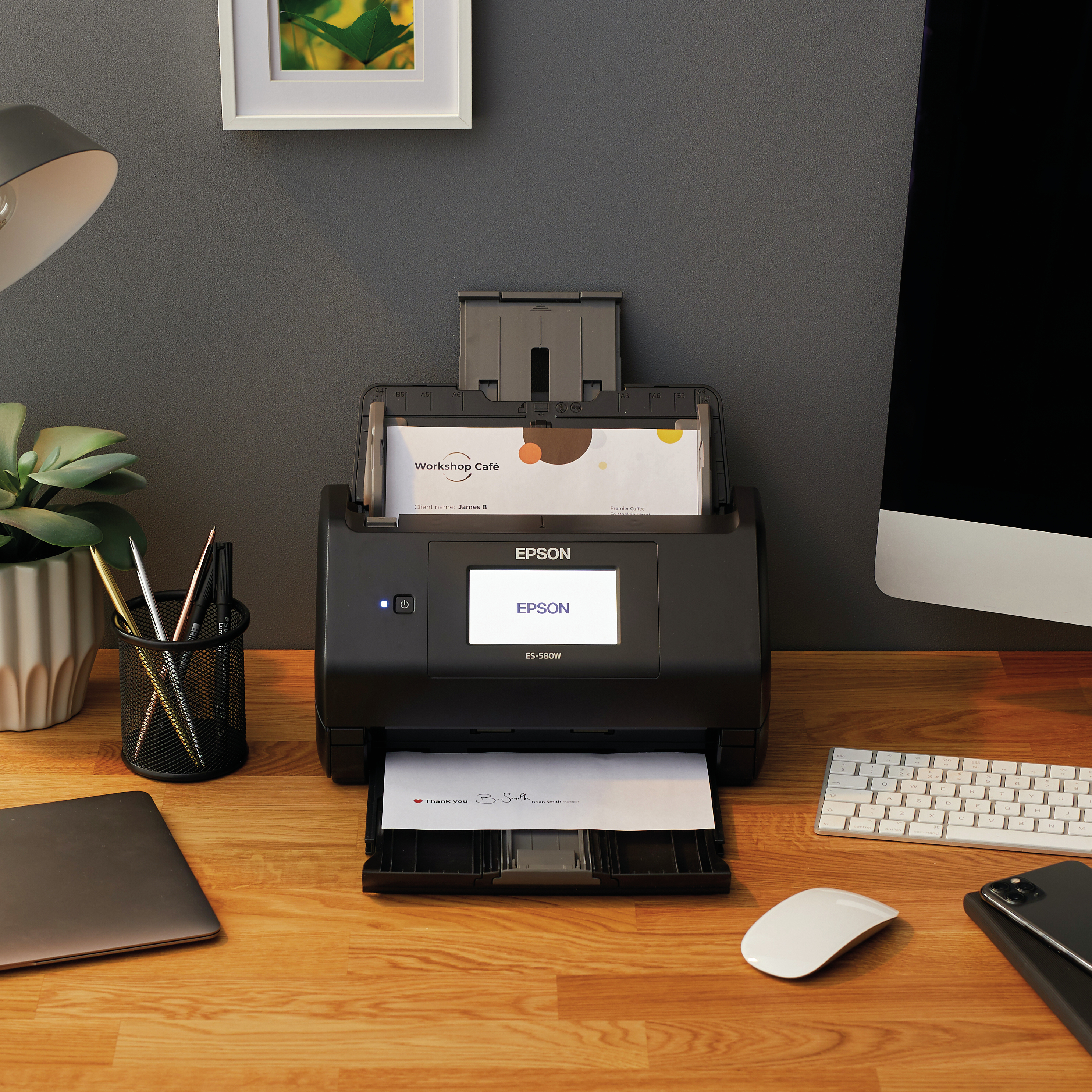 Epson - Scanner de Documentos Epson WorkForce ES-580W
