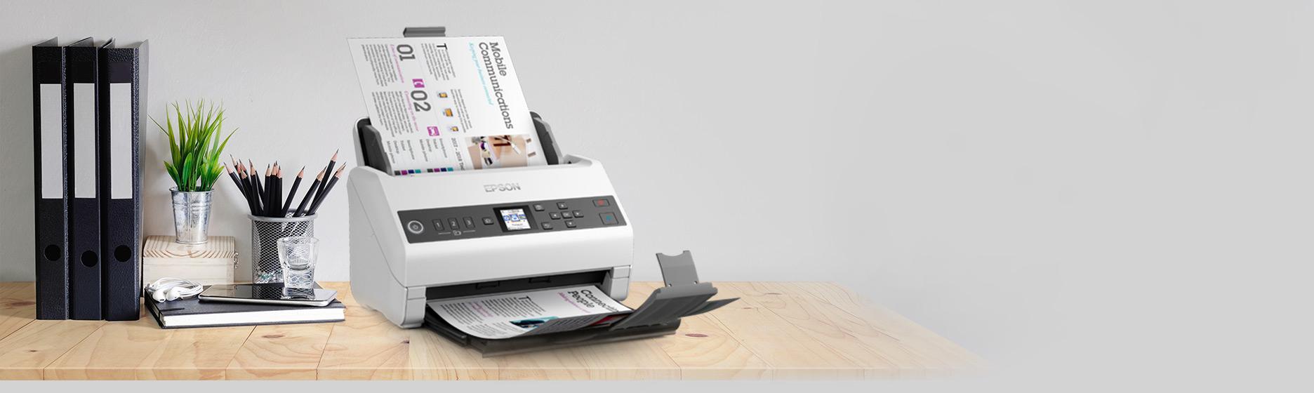 Epson - Scanner de Documentos Epson WorkForce DS-730N