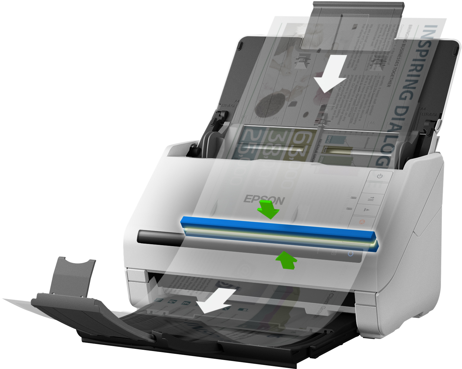 Epson - Scanner de Documentos Epson WorkForce DS-770II