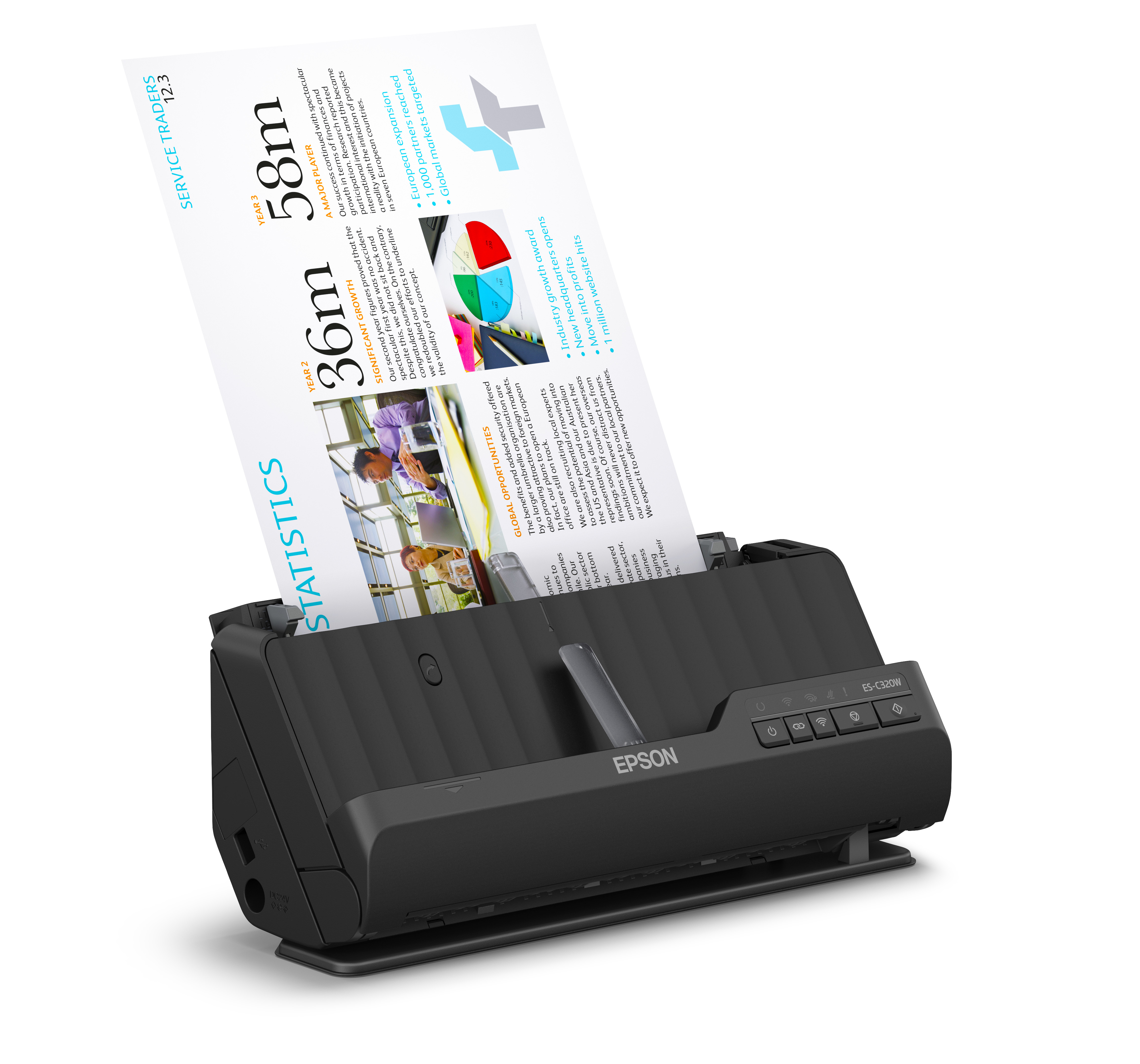 Epson - Scanner de Documentos Epson WorkForce ES-C320W