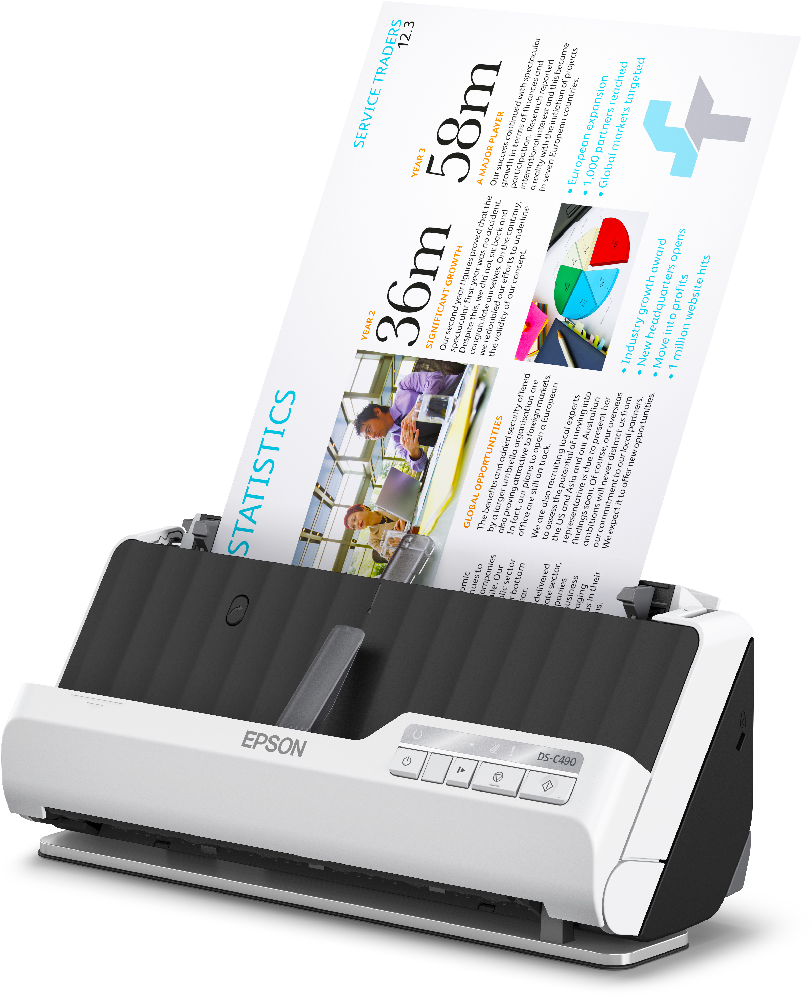 Epson - Scanner de Documentos Epson WorkForce DS-C490