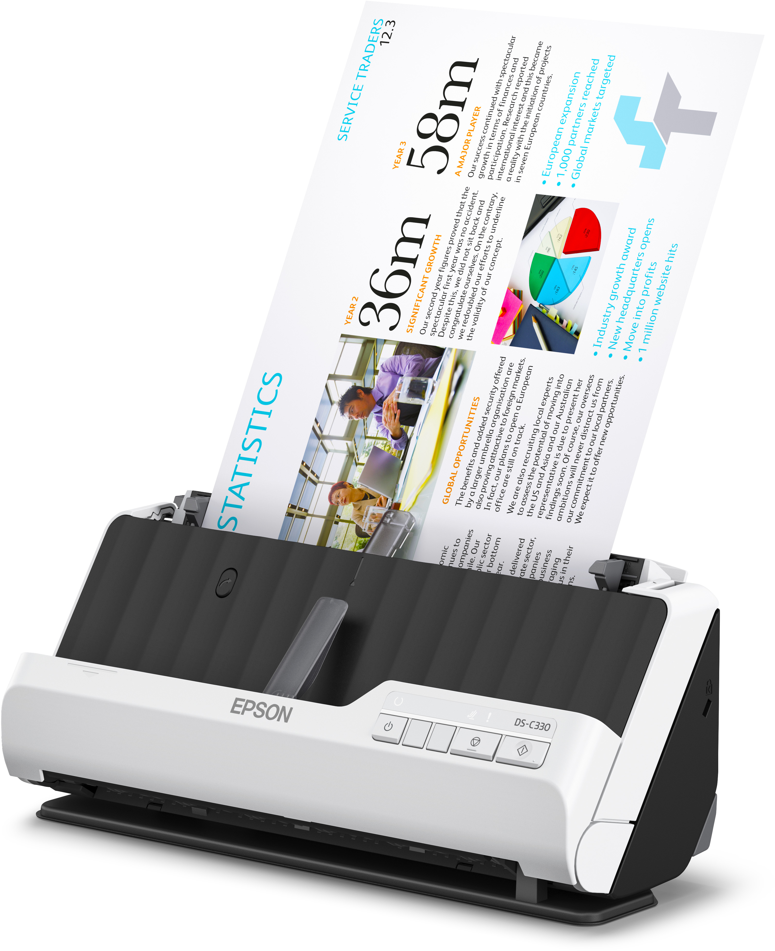 Epson - Scanner de Documentos Epson WorkForce DS-C330