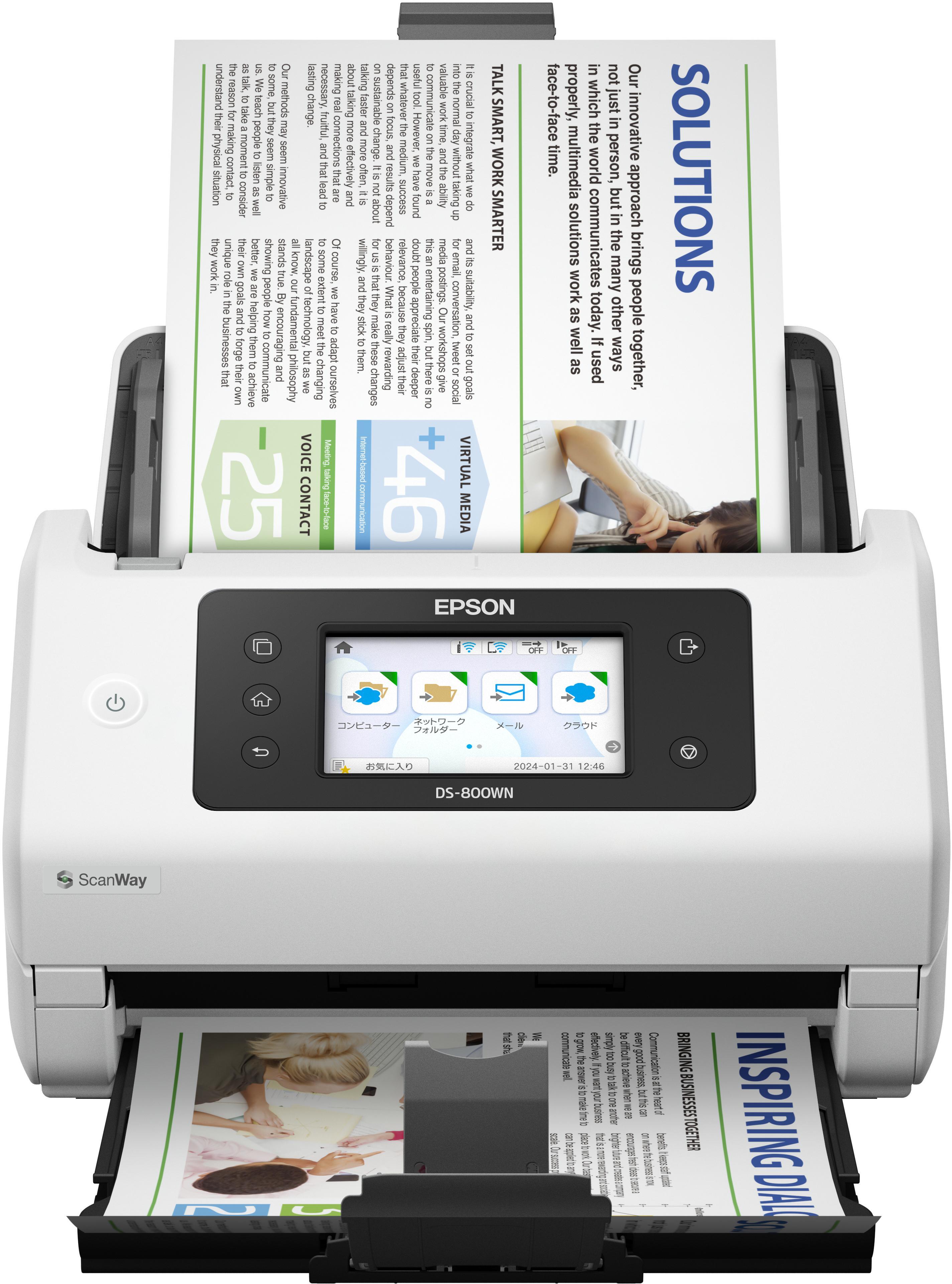 Picture of Picture of Scanner de Documentos Epson WorkForce DS-800WN