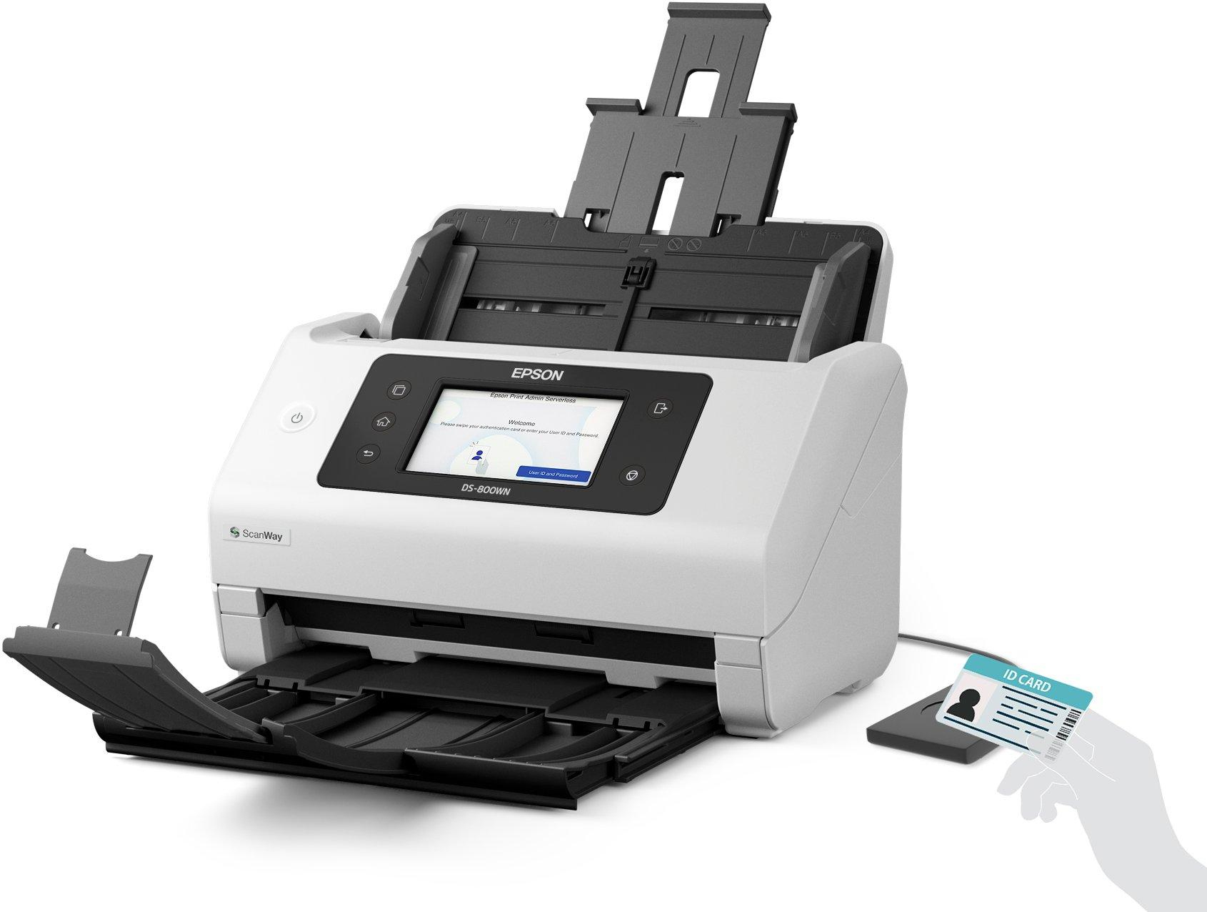 Epson - Scanner de Documentos Epson WorkForce DS-800WN