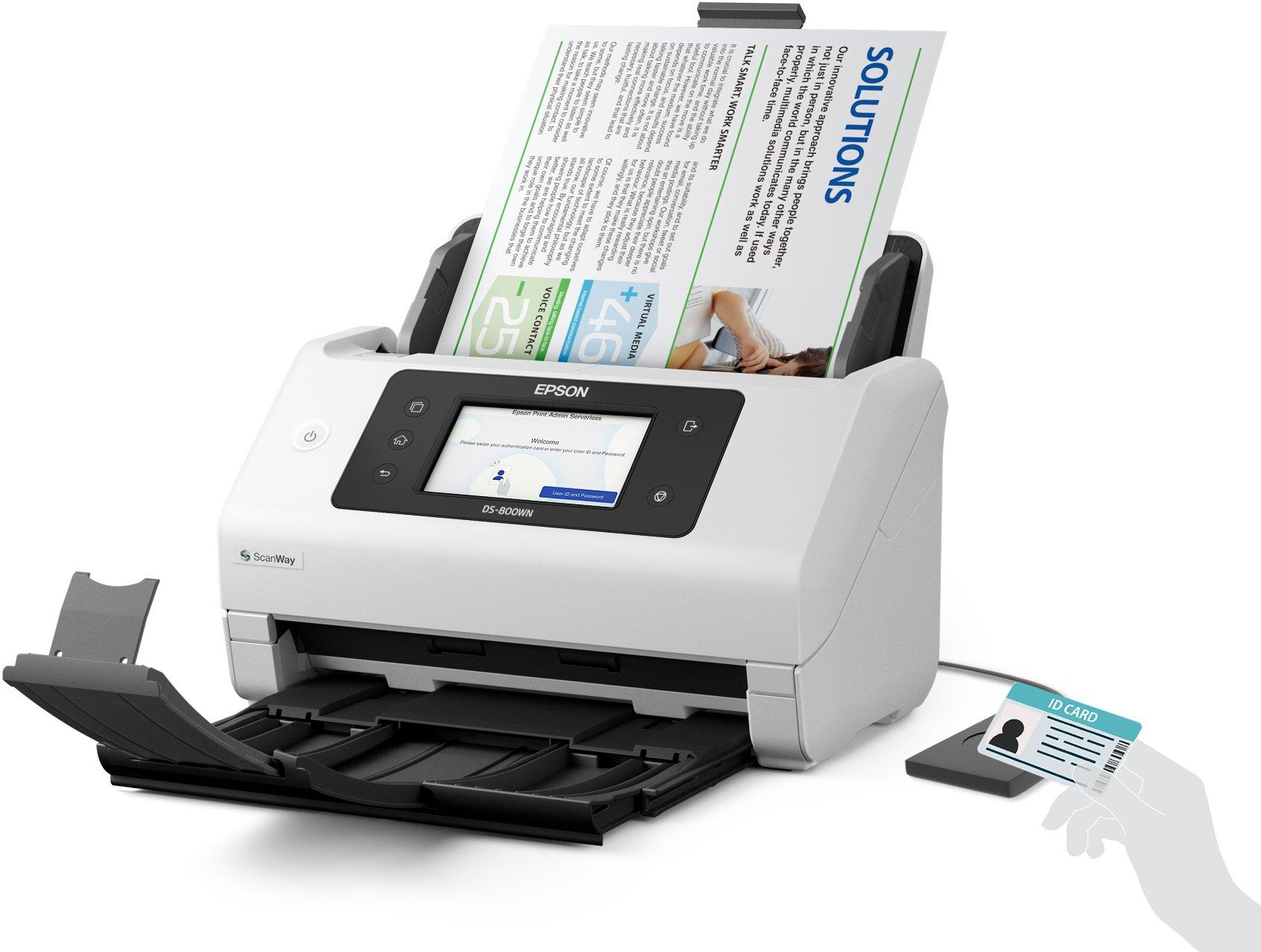 Epson - Scanner de Documentos Epson WorkForce DS-800WN