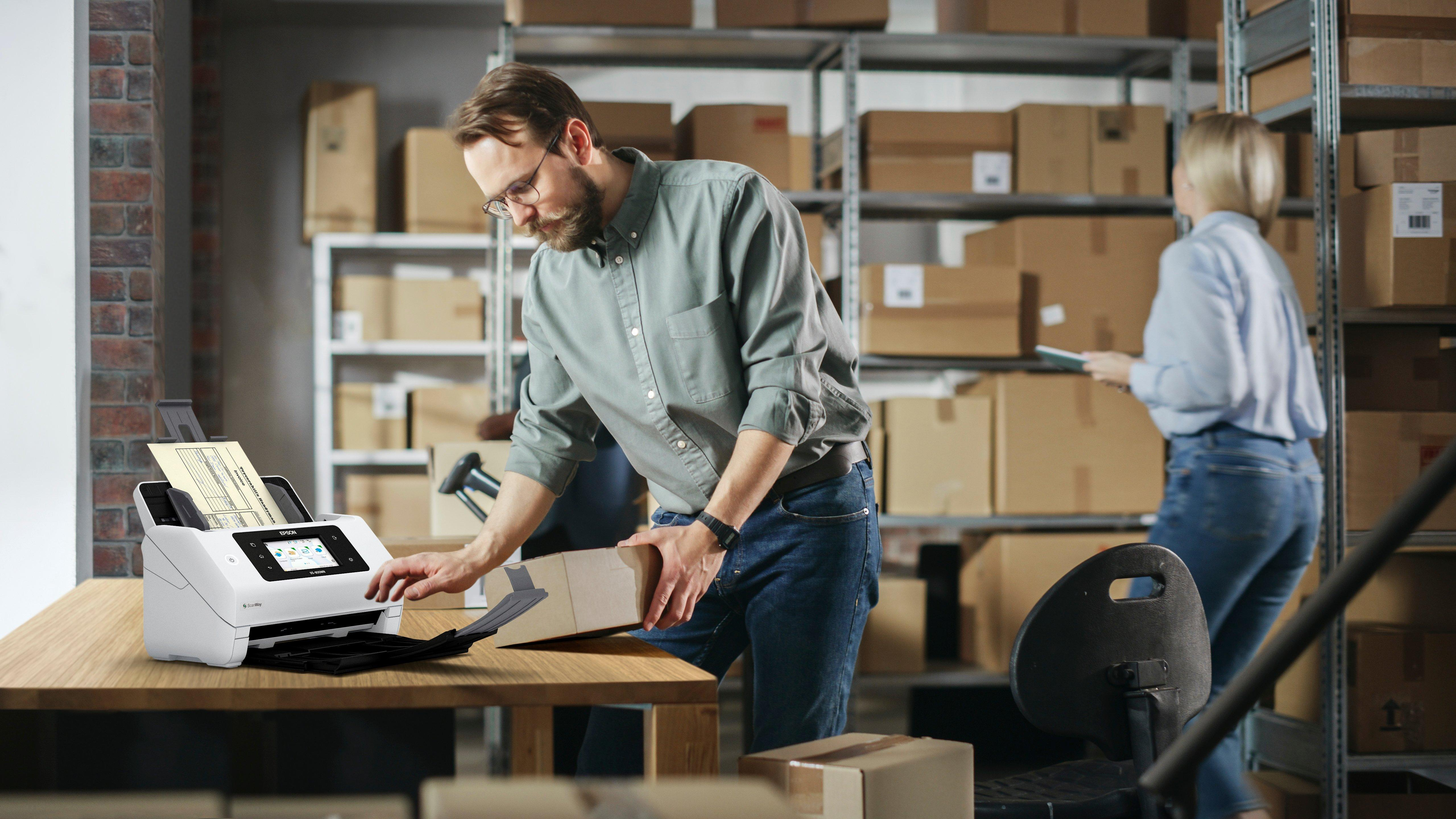 Epson - Scanner de Documentos Epson WorkForce DS-800WN