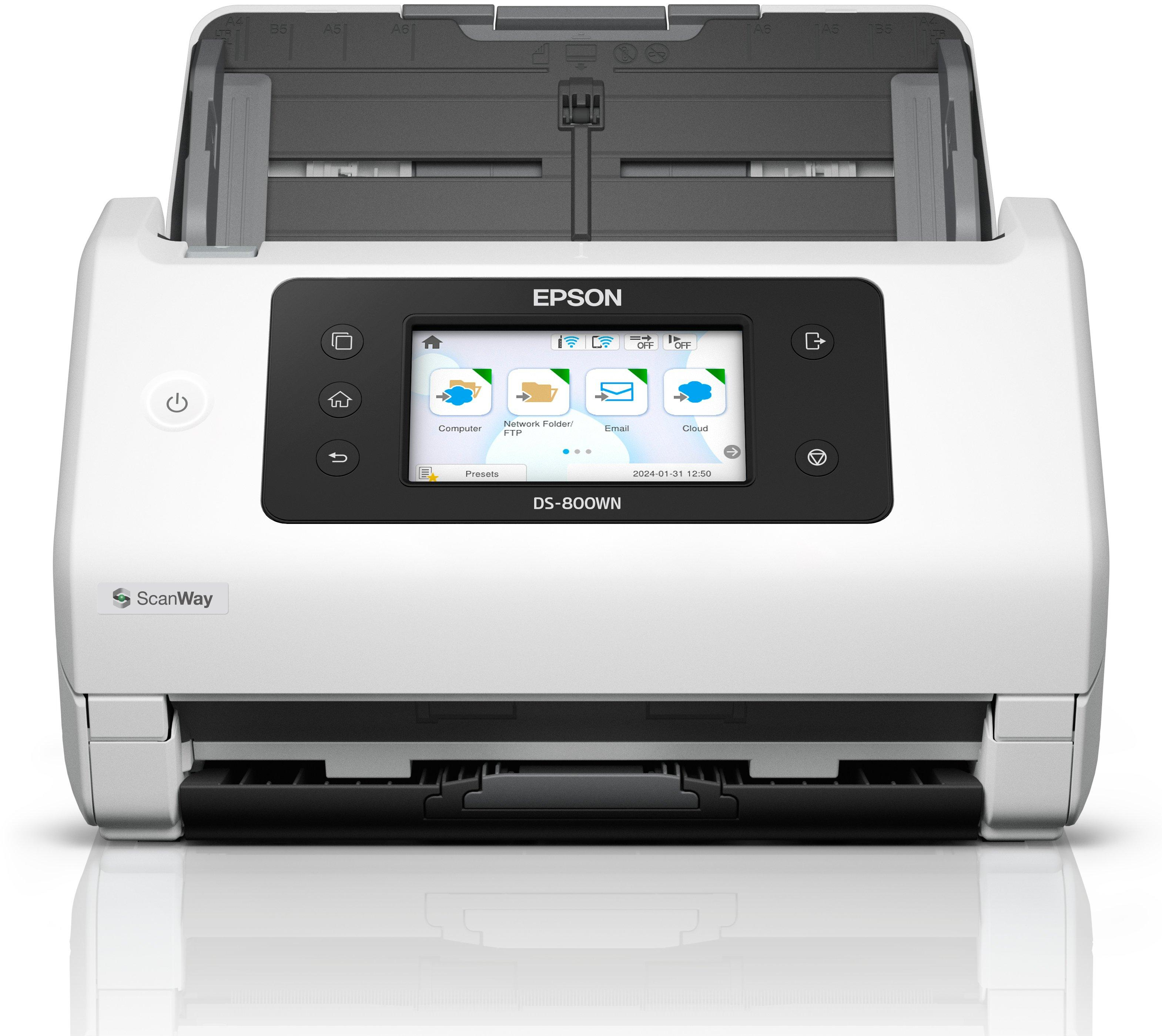 Epson - Scanner de Documentos Epson WorkForce DS-800WN
