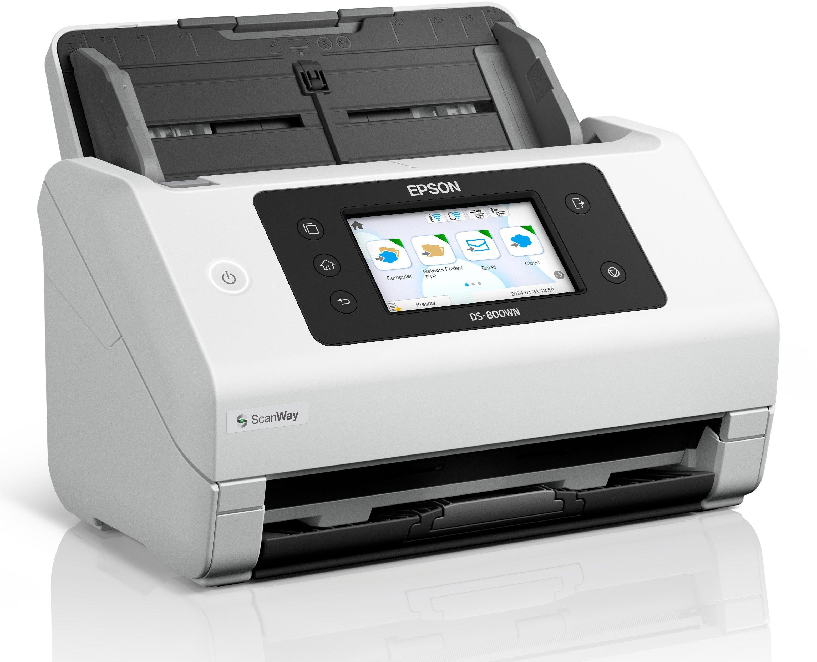 Epson - Scanner de Documentos Epson WorkForce DS-800WN