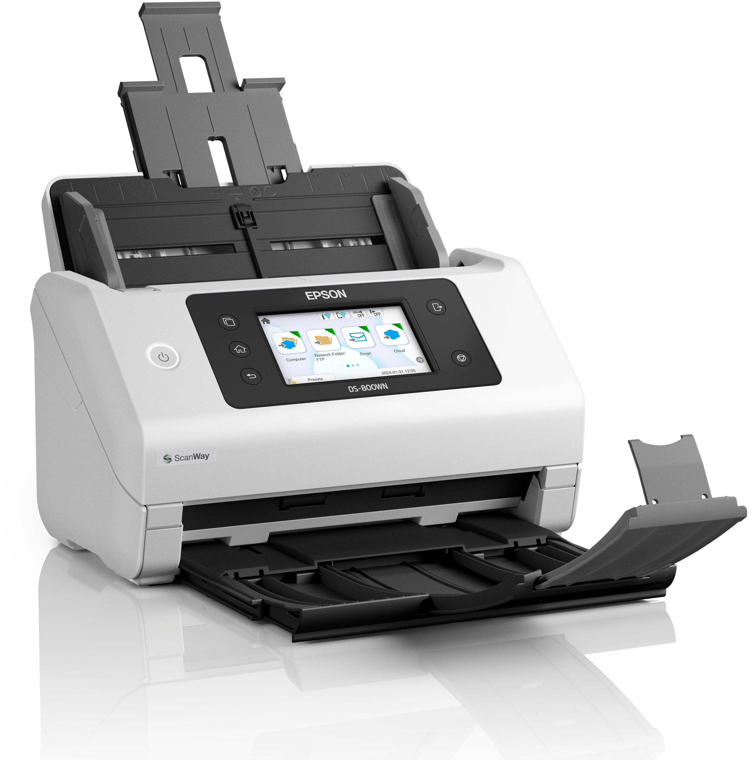 Epson - Scanner de Documentos Epson WorkForce DS-800WN