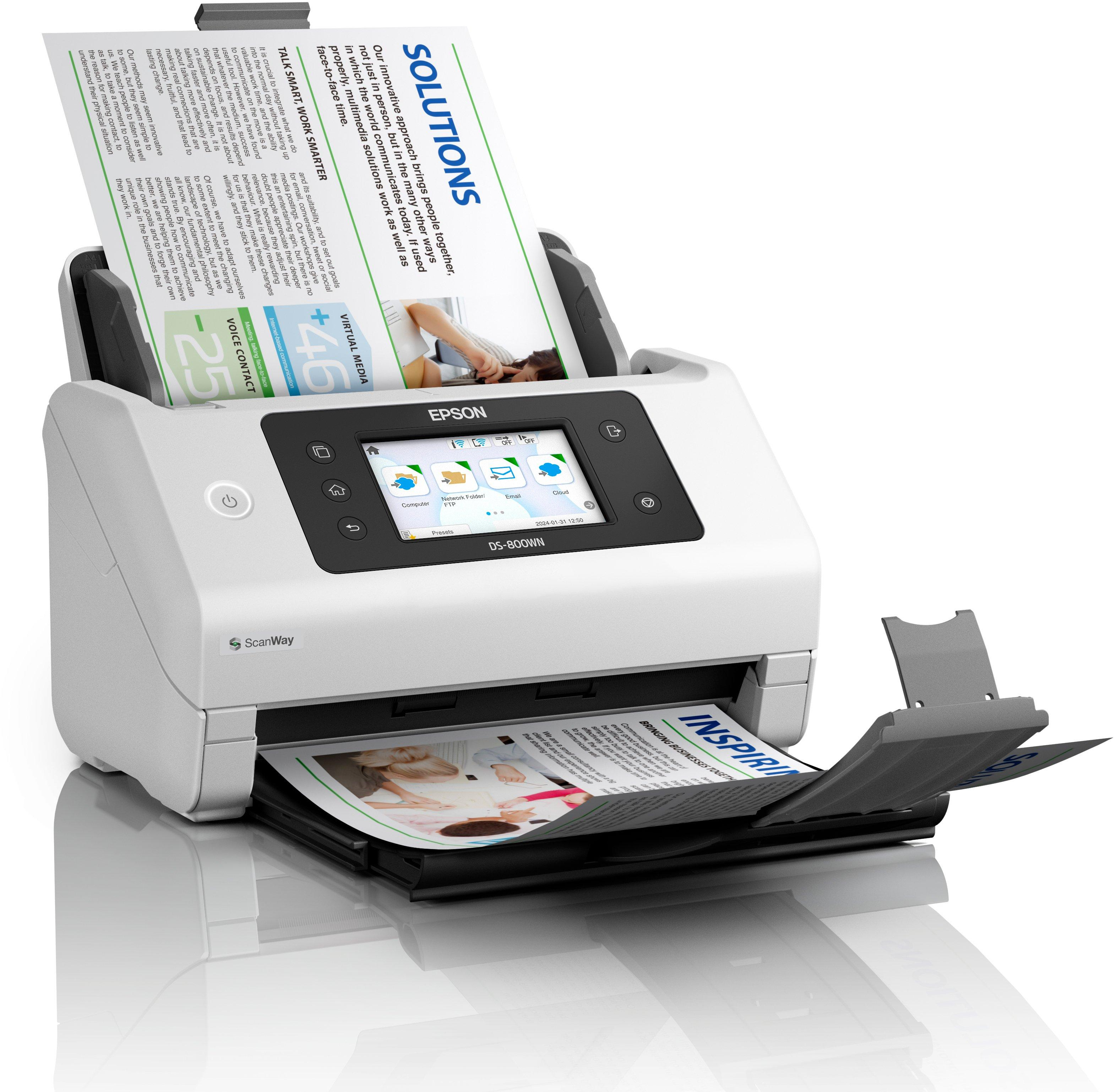 Epson - Scanner de Documentos Epson WorkForce DS-800WN