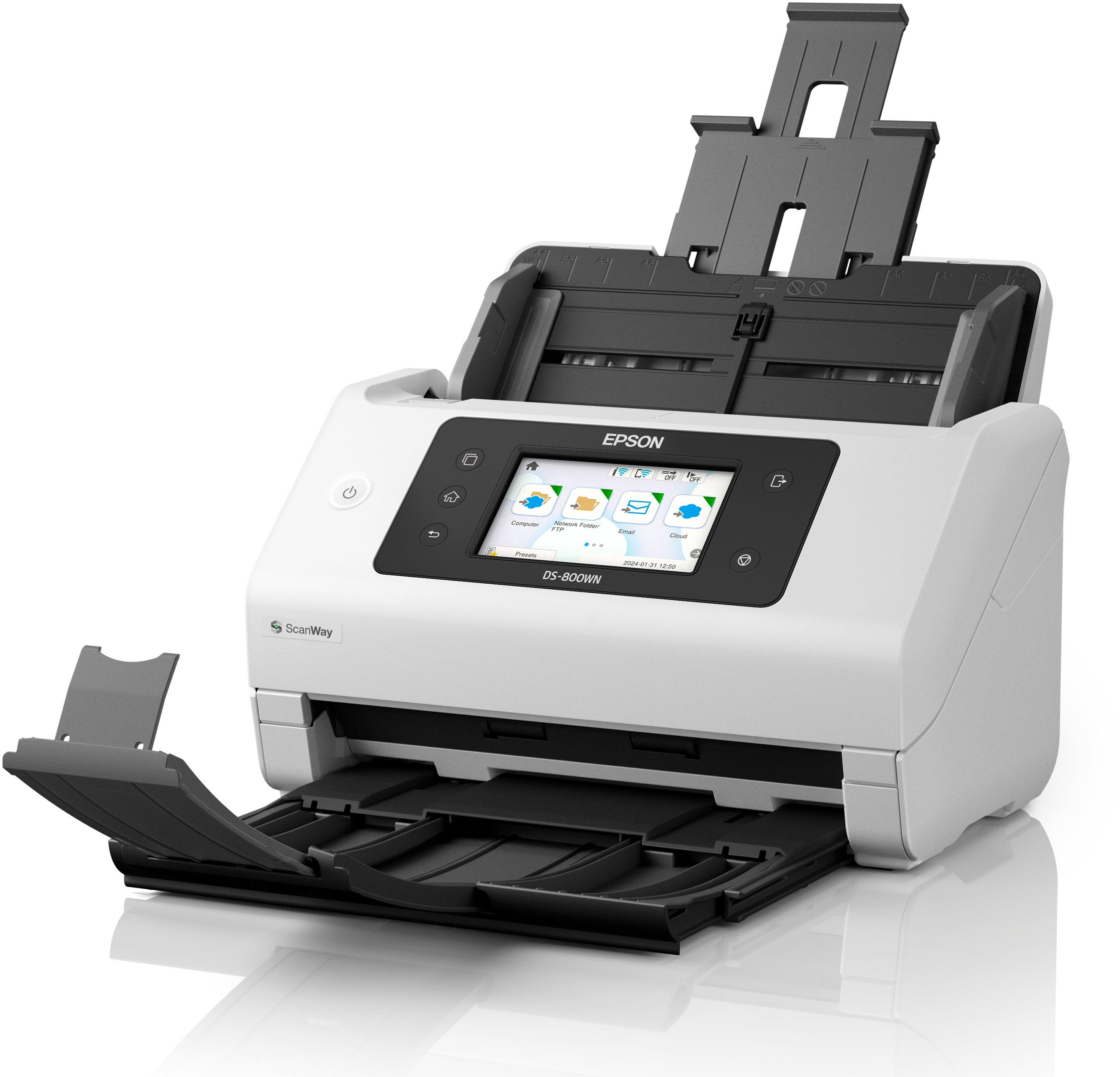 Epson - Scanner de Documentos Epson WorkForce DS-800WN