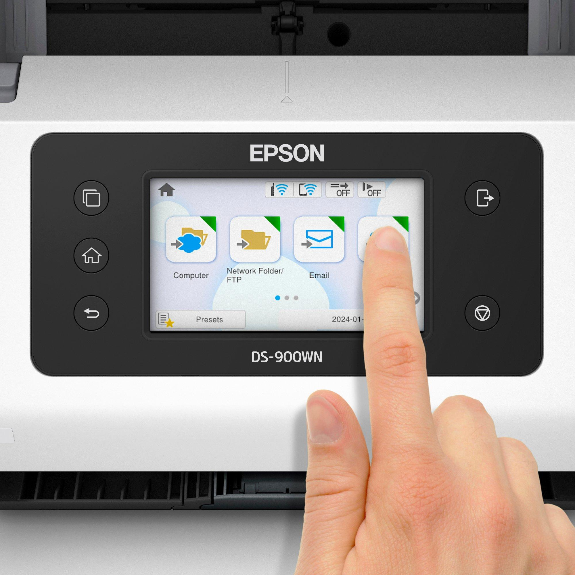  - Scanner de Documentos Epson WorkForce DS-900WN