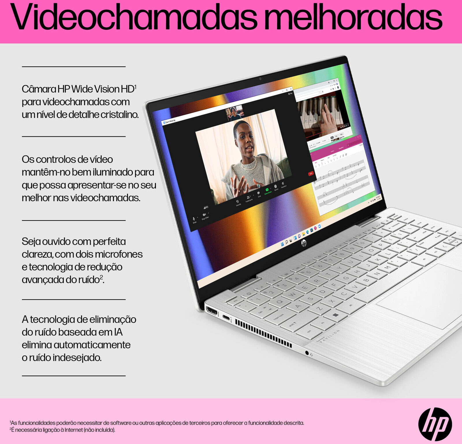 HP - Portátil HP 14-ek1025np 14" i7 1335U 16GB 512GB Intel Iris Xe W11H FHD Touch