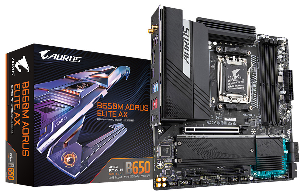 Gigabyte - Motherboard Gigabyte B650M Aorus Elite AX