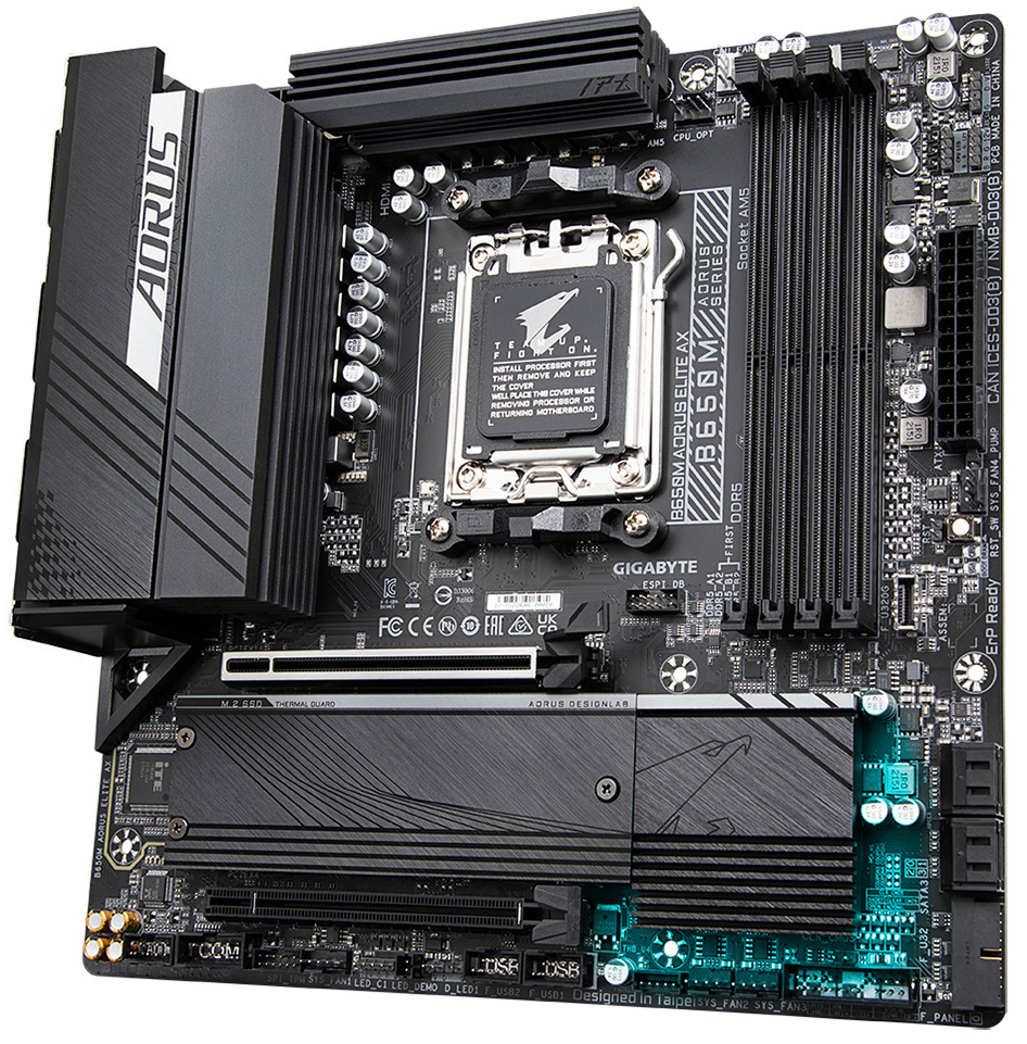 Gigabyte - Motherboard Gigabyte B650M Aorus Elite AX