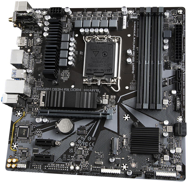 Gigabyte - Motherboard Gigabyte B660M DSH3 AX DDR4