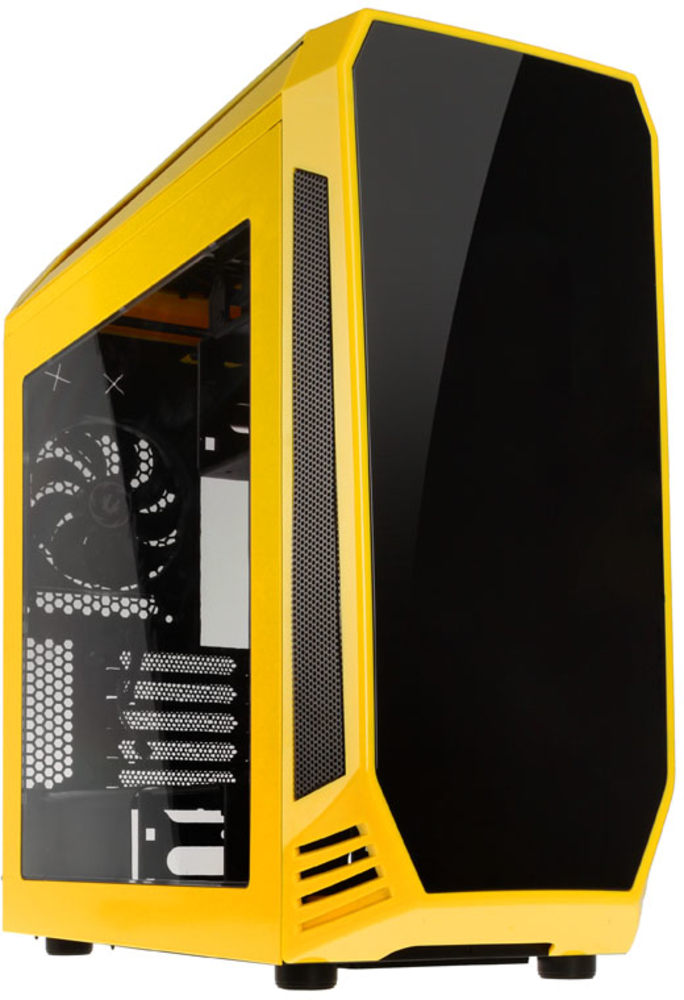 Caixa Micro-ATX BitFenix Aegis Core Amarelo / Preto