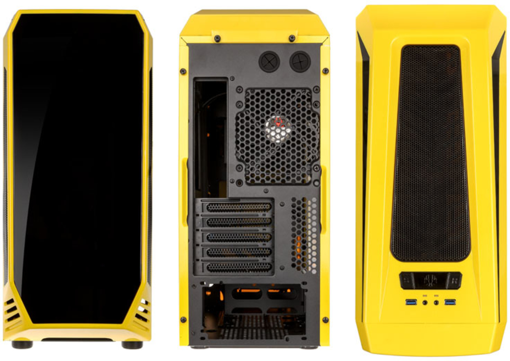 BitFenix - Caixa Micro-ATX BitFenix Aegis Core Amarelo / Preto