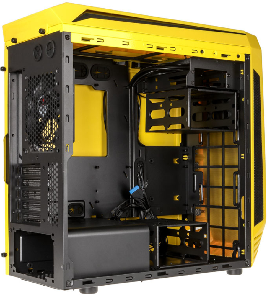 BitFenix - Caixa Micro-ATX BitFenix Aegis Core Amarelo / Preto