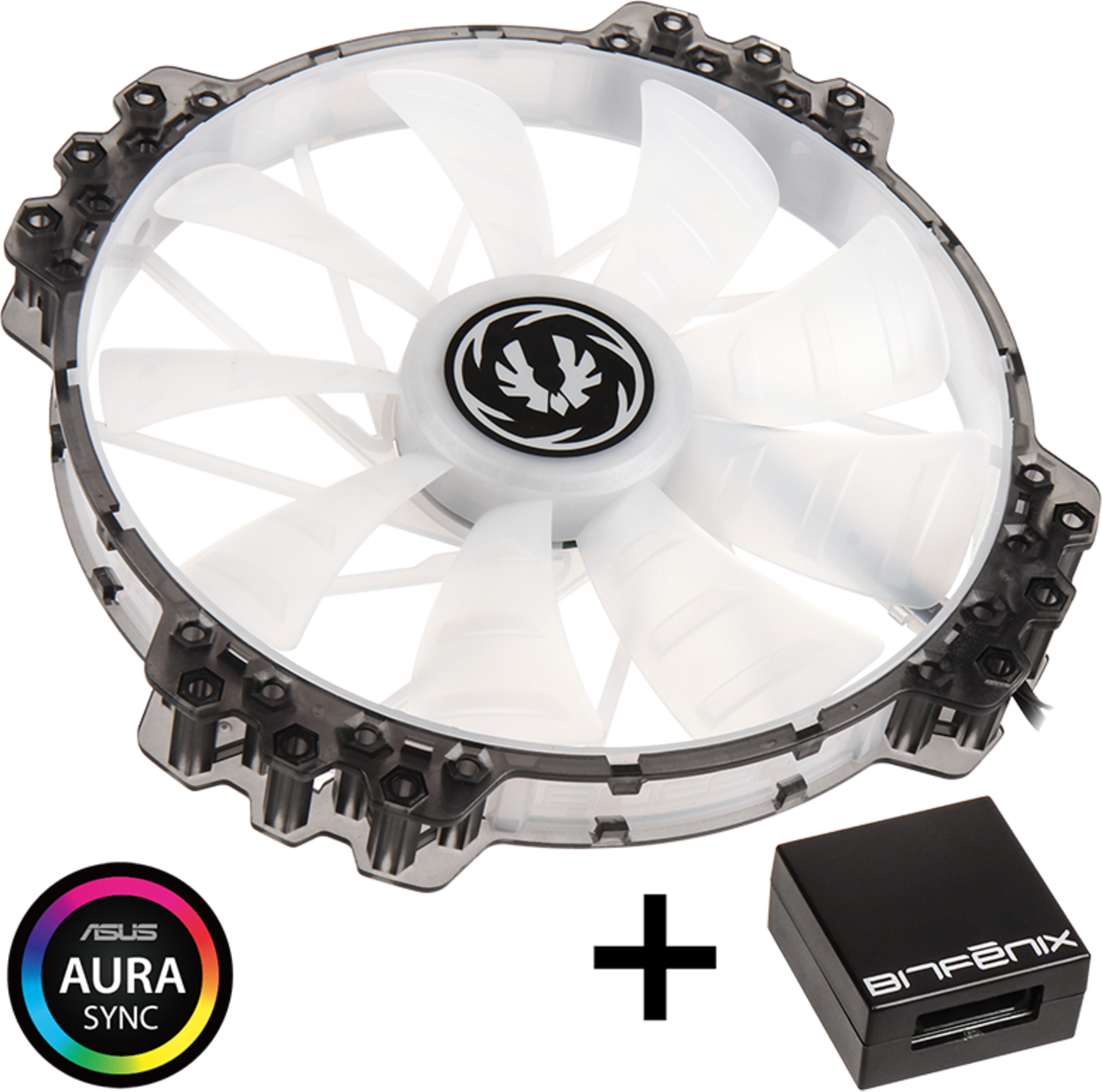 Ventoinha + Controlador BitFenix Spectre Pro RGB 200mm