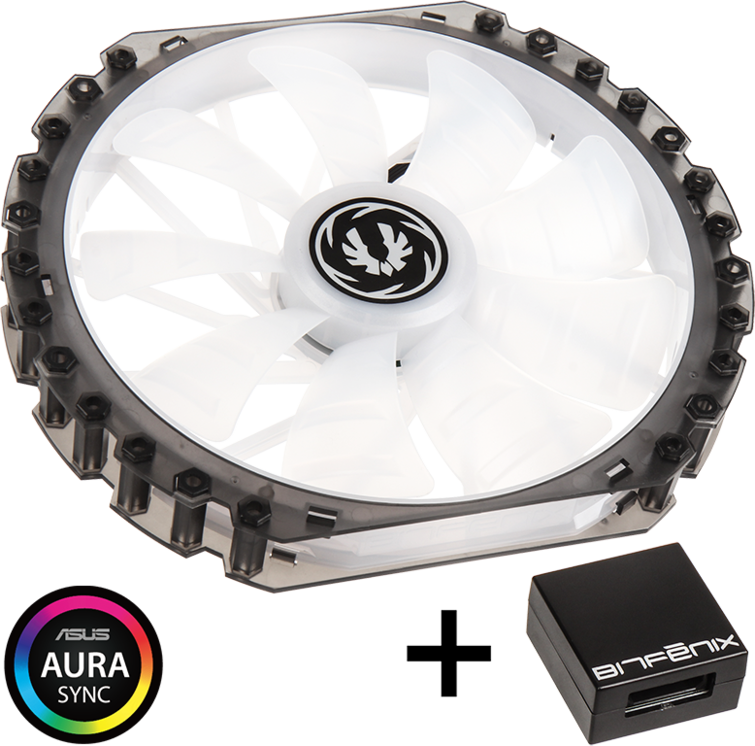 Ventoinha + Controlador BitFenix Spectre Pro RGB 230mm