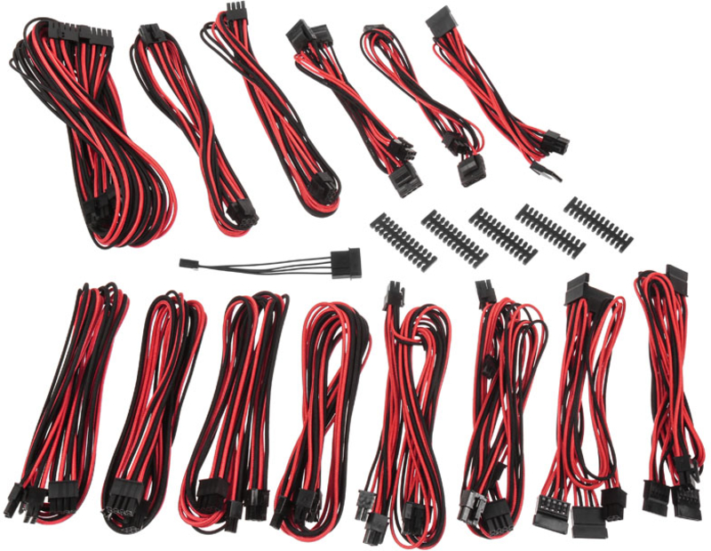Kit BitFenix Alchemy 2.0 CMR-Series Preto / Vermelho