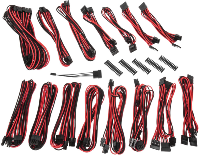 Kit BitFenix Alchemy 2.0 EVG-Series Preto / Vermelho