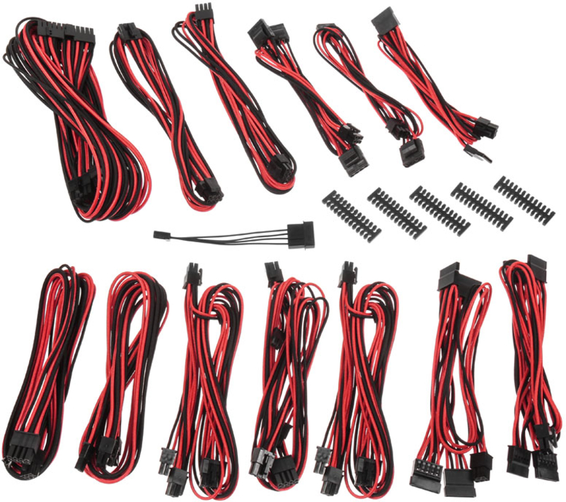 Kit BitFenix Alchemy 2.0 SSC-Series Preto / Vermelho