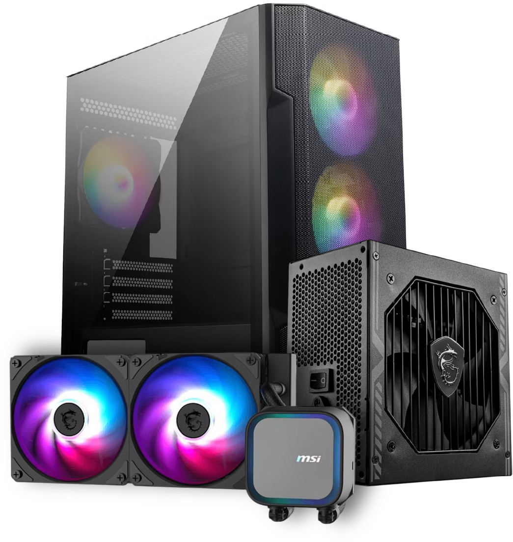  - Bundle Caixa MAG FORGE M100R / MAG CORELIQUID A13 240MM / MAG A550BN