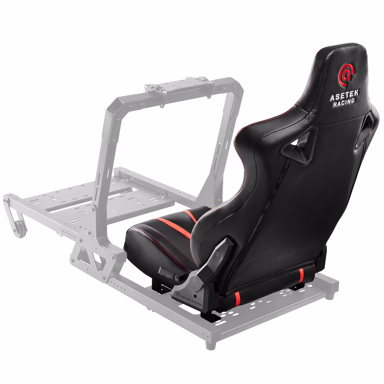  - Bundle Asetek SimSports Cockpit + Assento Initium Forte + Suporte Monitor + Slider
