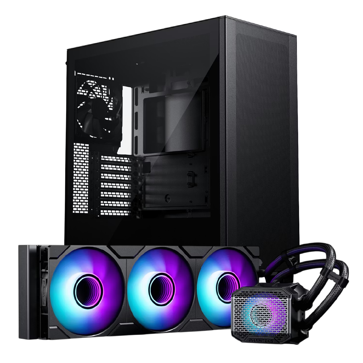 Picture of Picture of Bundle Phanteks Caixa ATX XT Pro Preta + AIO Glacier One 360mm