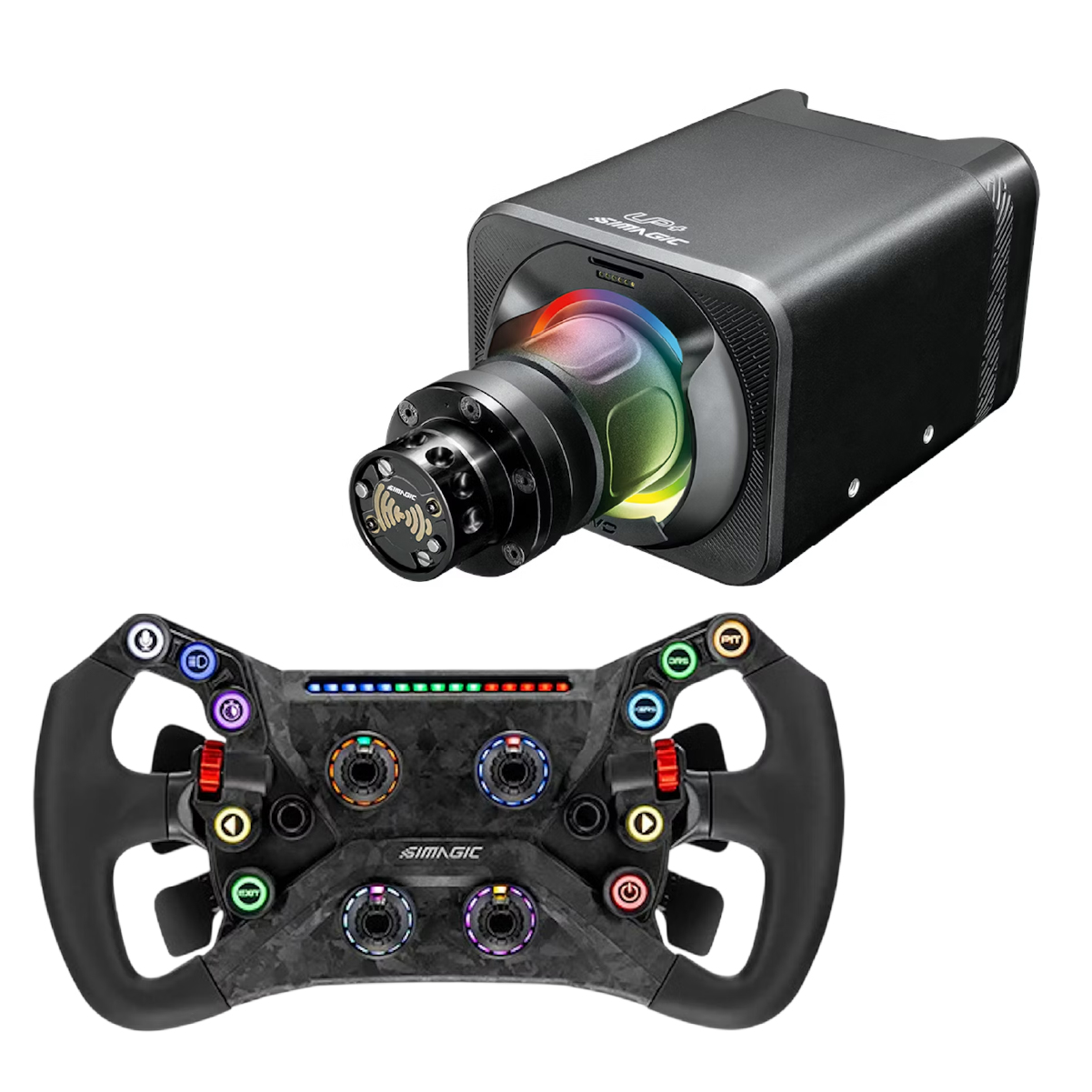 Picture of Picture of Bundle Simagic Base ALPHA EVO Sport (9nm) + Volante GT Neo c/ Quick Release QR50