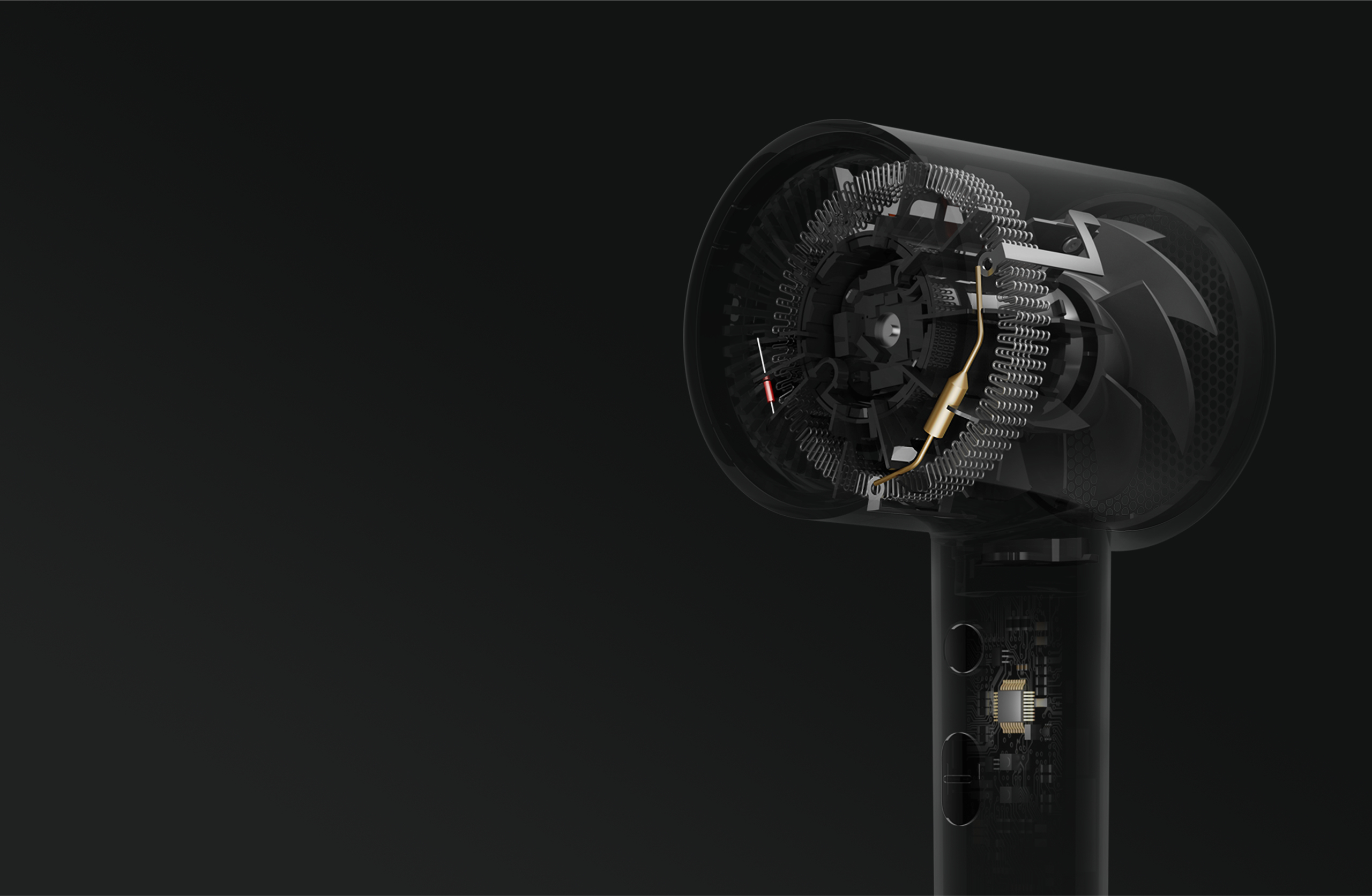 Xiaomi - Secador de Cabelo Iónico Xiaomi Mi Ionic Hair Dryer H300